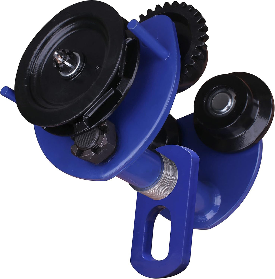 Pallit Laufkatze GEARED | 1000 kg Tragkraft | 80-125 mm Flanschenbreite | Krankatze Handfahrwerk + H