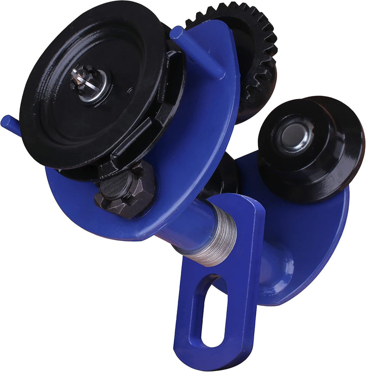 Pallit Laufkatze GEARED | 1000 kg Tragkraft | 80-125 mm Flanschenbreite | Krankatze Handfahrwerk + H