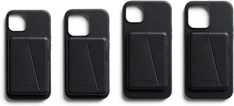 Bellroy Mod Hülle + Brieftasche für iPhone 14 Plus - (Leder-Handyhülle, Slim Card Holde) - Black Sch