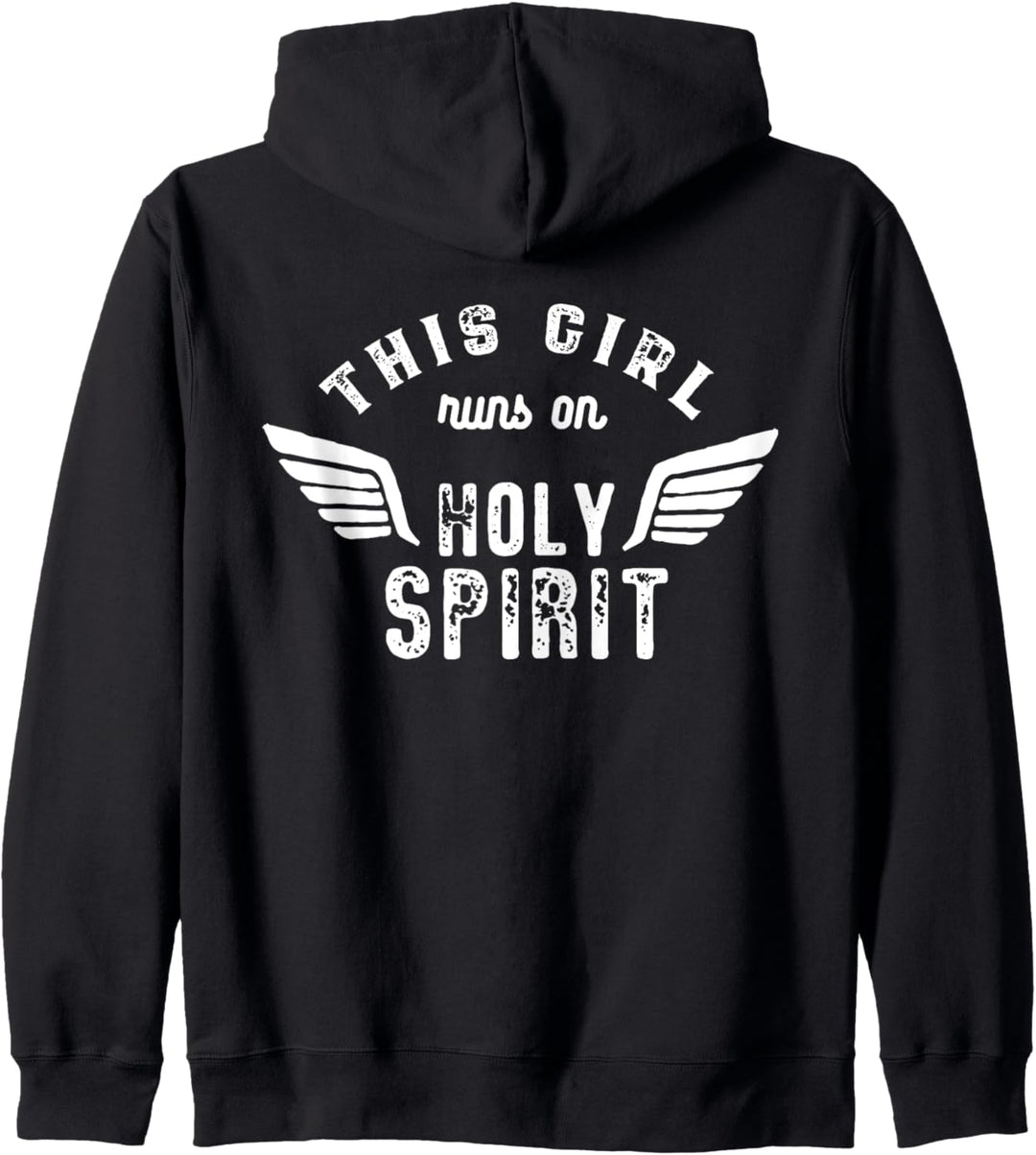 This Girl runs on Holy Spirit Geschenk Kapuzenjacke