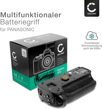 CELLONIC® Batteriegriff DMW-BGGH5 für Panasonic Lumix DC-GH5 II/Lumix GH5 Akkugriff für DMW-BLK22 Ba