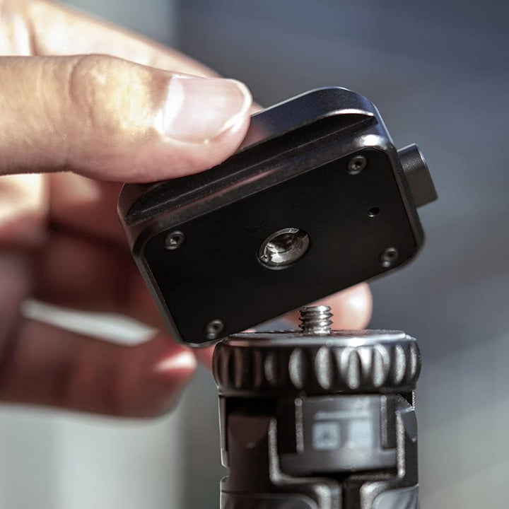 PGYTECH SnapLock Kamera Schnellwechselplatte, mit 1/4” und 3/8” Gewindebohrungen, Arca Swiss Schnitt