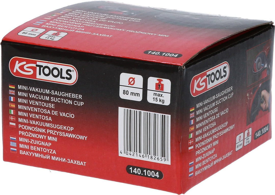 KS Tools 140.1004 Mini-Vakuum-Saugheber, max 15kg, Ø 80mm