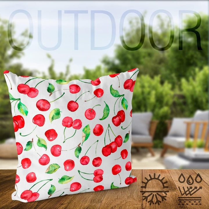VOID Sommer Kirschen Kissenbezug Kissenhülle Sofakissen Kissen Deko Outdoor-Kissen Dekokissen, Kisse
