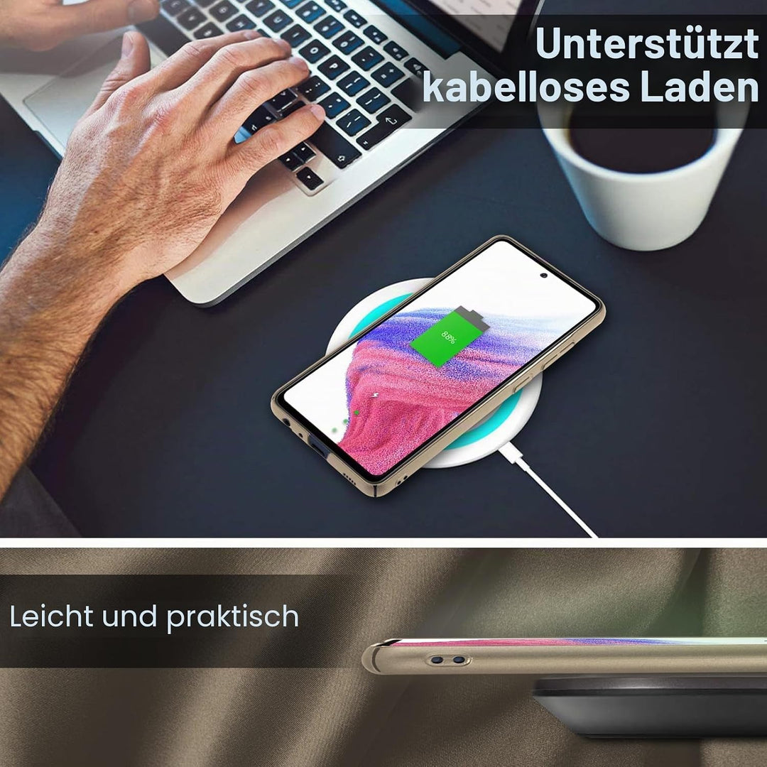 sqgylgl Ultra Dünn Hülle für Samsung Galaxy A53 5G, Extrem Dünn Matte Finish A53 Handyhülle PC Schal