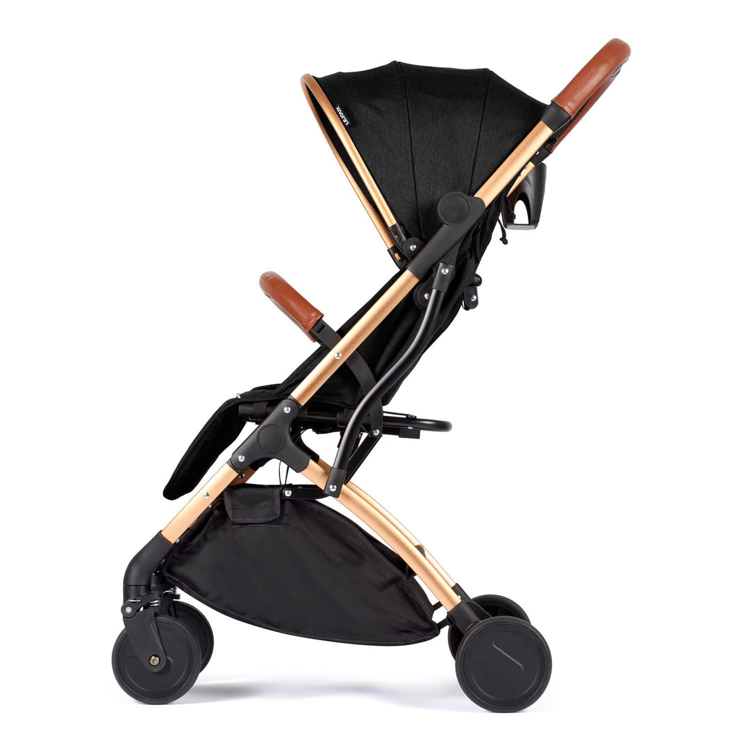 Kinderwagen - Leichter faltbarer Reisebuggy mit 5-Punkt-Gurt, verstellbarer Rückenlehne und übergros