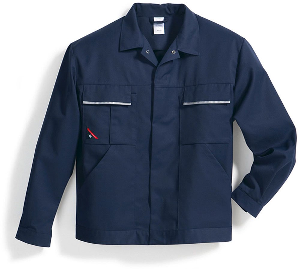 BP 1602-559-10-52/54l Arbeitsjacke, Verdecktes Druckknopfband und Taschen, 245,00 g/m² Stoffmischung