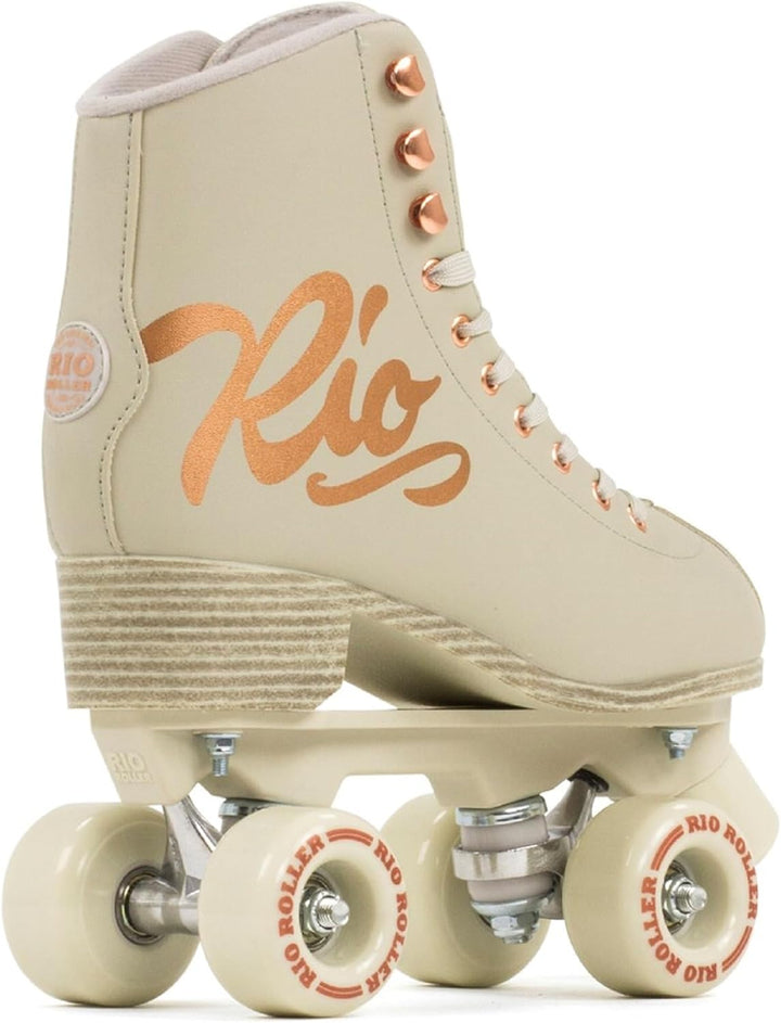 Rio Roller Rose Rollschuhe RIO360 Erwachsene Unisex Rosa (Rose Black) 38 Cream, 38 Cream