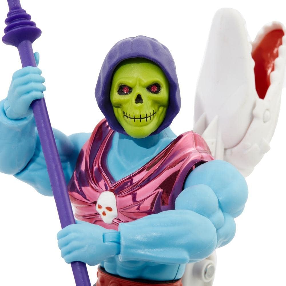 Masters of the Universe HDT23 - Origins Deluxe Skeletor mit Klauen, 14 cm grosse Actionfiguren, Figu