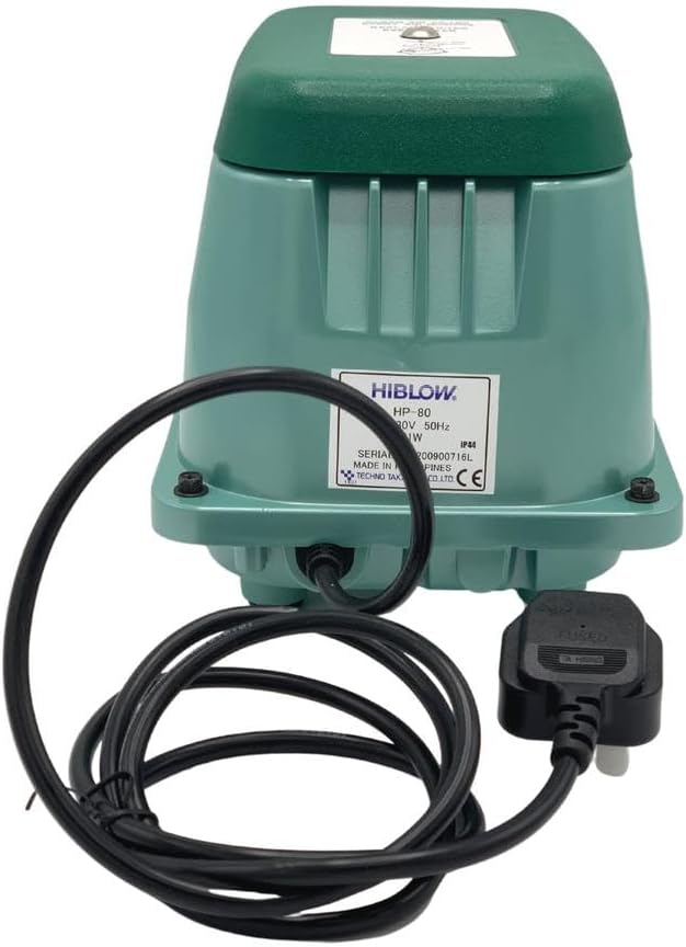 HiBlow Luftpumpe HP-120 150l/min bei 1,3m, Ausgang 18mm, 115 Watt, HP-120