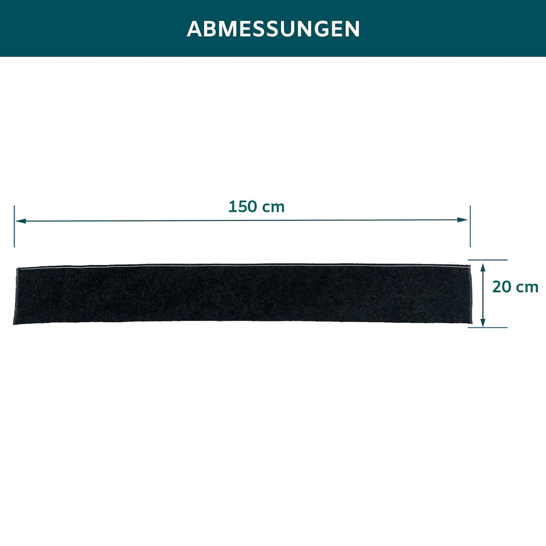 2 Stück 150CM wasseraktivierte Hochwassersperren für Haustüren, Wiederverwendbare sandlose Flutschut