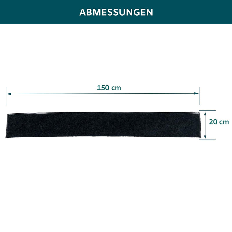 4 Stück 150CM wasseraktivierte Hochwassersperren für Haustüren, sandlose Flutschutzsäcke für Garagen