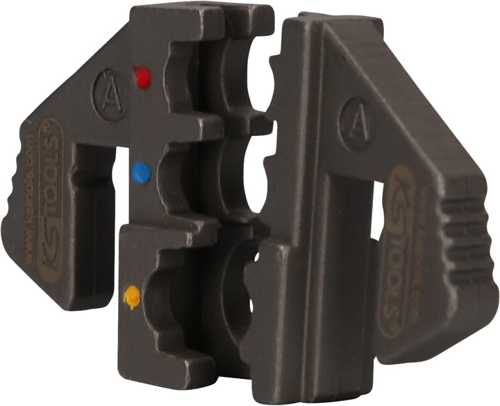 KS Tools 115.1415 Paar Crimp-Einsätze für isolierte Kabelschuhe, Ø 0,5-6 mm