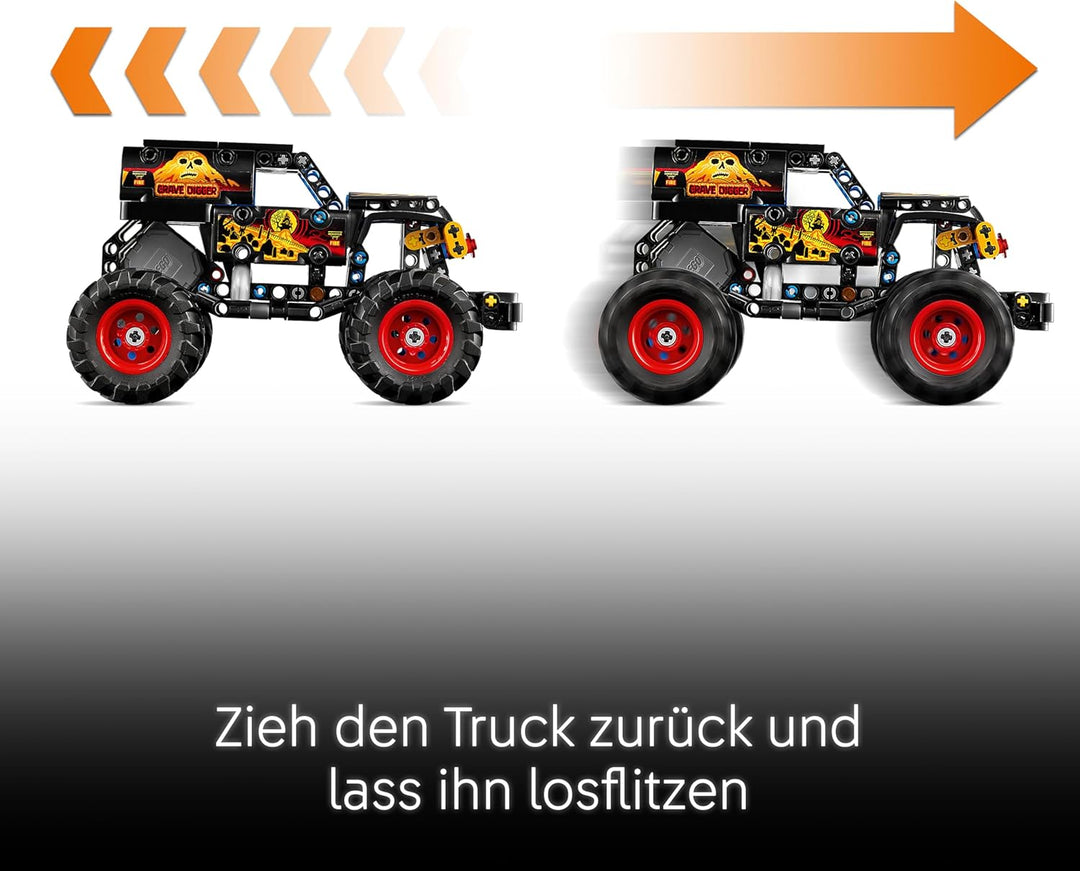 LEGO Technic Monster Jam Grave Digger Feuer und EIS - Monstertruck Modellbau & Konstruktionsspielzeu