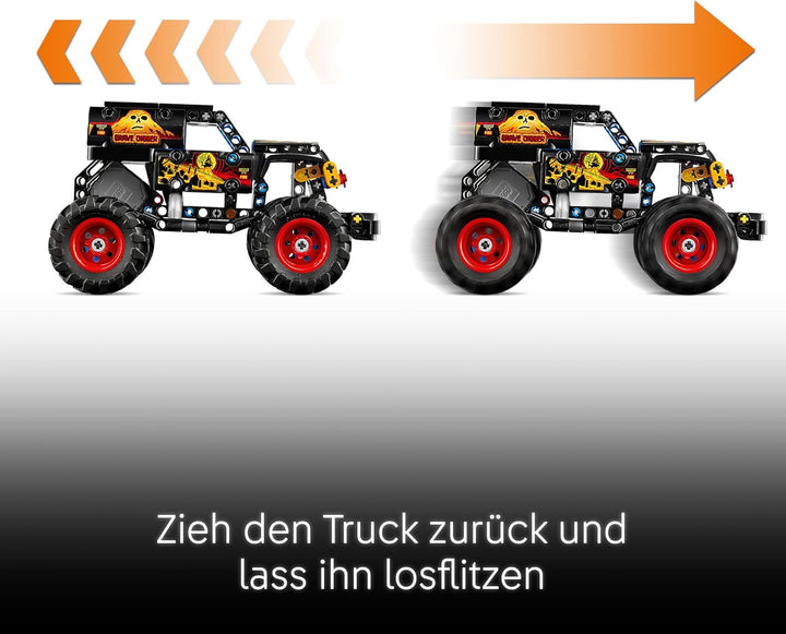 LEGO Technic Monster Jam Grave Digger Feuer und EIS - Monstertruck Modellbau & Konstruktionsspielzeu