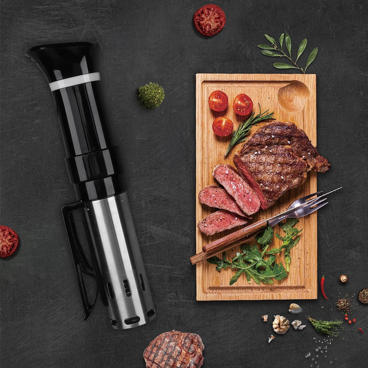 Sous Vide Garer Sous Vide Stick aus Edelstahl, Slow Cooker mit LED Touch-Display, 1000W Sous-vide Ga
