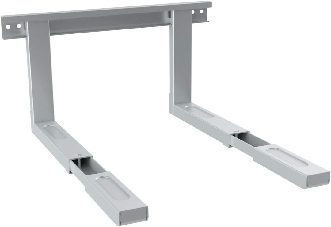 deleyCON Universal Mikrowellenhalterung Wandhalterung Microwelle bis 35Kg Ausziehbar bis 53,5cm Back