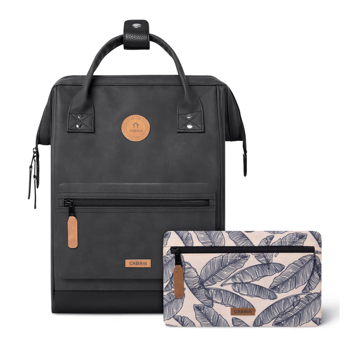 Cabaïa - Rucksack - Adventurer + 2 Vordertaschen - Wasserabweisend - Tagesrucksack - Modell Le Havre