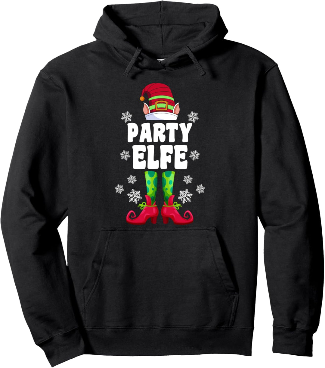Party Elfe Elfen Familien Weihnachts Outfit Weihnachtself Pullover Hoodie