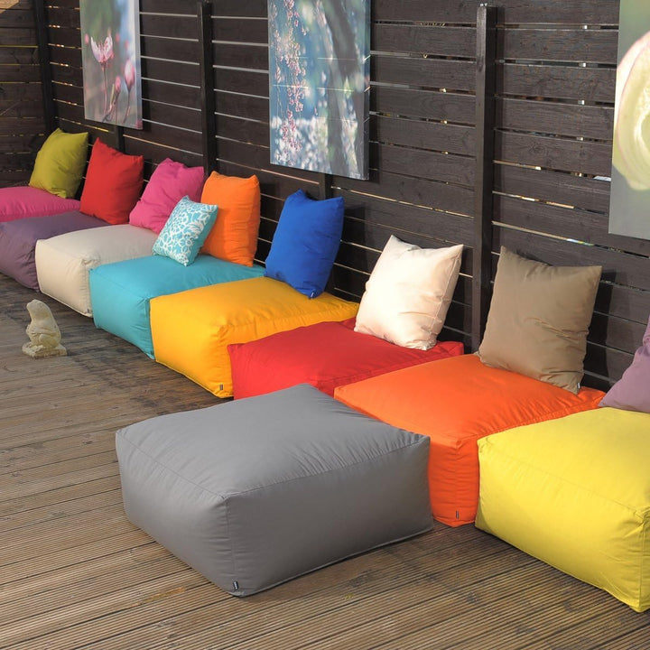 HOCK Classic Uni Outdoor Kissen inkl. Füllung 70x70cm gelb, 70x70cm Gelb