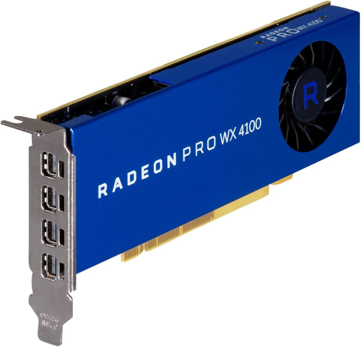 HP AMD Radeon Pro WX 4100 4 GB Promo Grafikkarte (FirePro W4100, 4 GB, GDDR5, 128 bit, 5120 x 2880 P