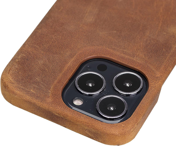 Solo Pelle Lederhülle für das iPhone 13 Pro in 6.1 Zoll Princeton Case Leder Hülle Ledertasche Backc