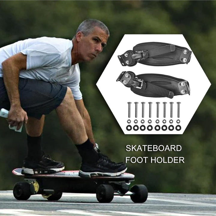 Mountain Skateboard Fusshalter, Skateboard Fussgurt, Mountainboard Fussgriff, Skateboard Fuss Sicher