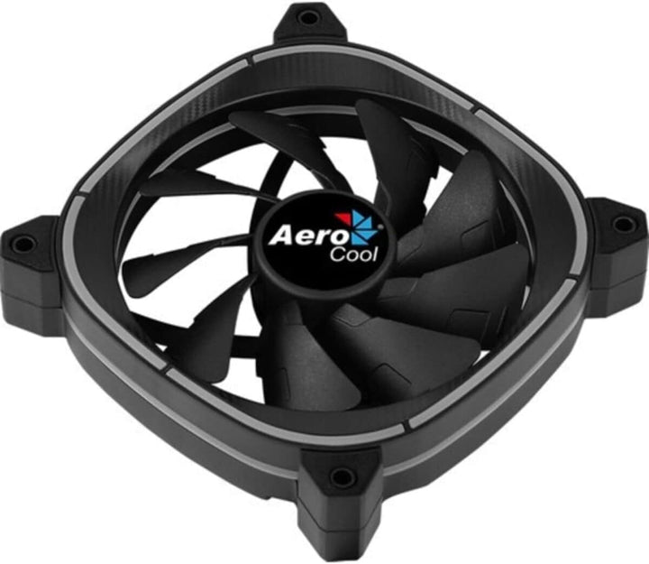 AeroCool ASTRO12 PC Fan – 120mm Fan with Carbon Fiber Finish,Omni RGB Lighting and 18 LEDs,Includes