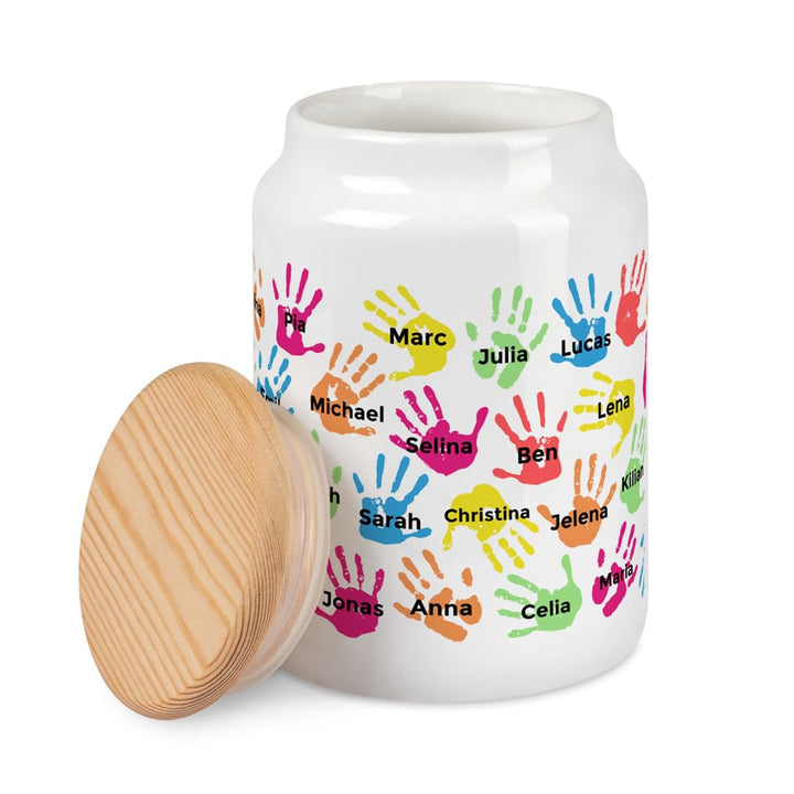 Amikado Abschiedsgeschenk Lehrkraft personalisiert mit Kindernamen - Dankeschön Geschenk von der Kla