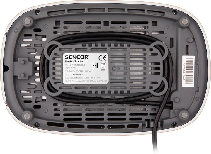Sencor STS 6056GD Toaster, 2 Schlitze, 1000 W