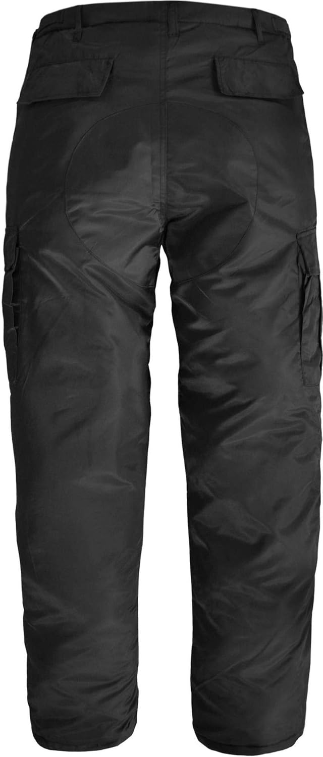 normani Winter Thermohose gefütterte, stark Wasserabweisende Schneehose Dunkelgrau 3XL, Dunkelgrau 3