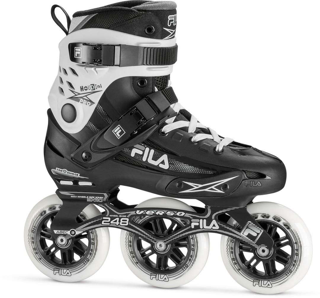 FILA Skates Houdini Pro Inlineskates Unisex Erwachsene, Unisex, 10620078, schwarz/weiss 45 BLACK/WHI