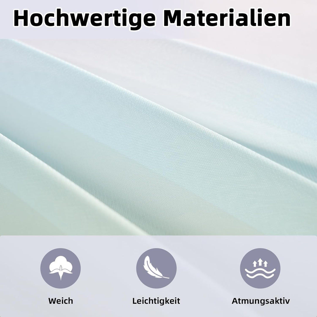 GFCC Betthimmel aus Tüll für Kinder, 2 Stück Hausbett Himmel Set 135x350cm, Leichter & Geruchsneutra