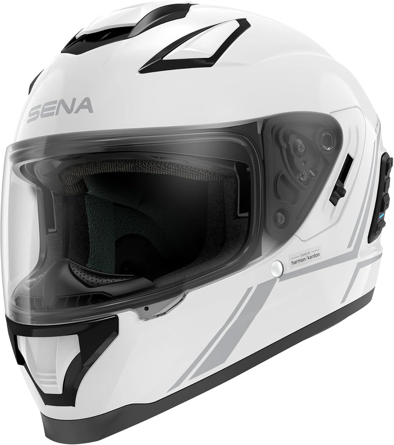 Sena Stryker Bluetooth Integralhelm mit Sound by Harman Kardon und integriertem Mesh Intercom-System