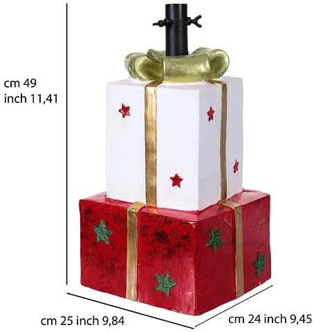 Holyart Weihnachtsbäume: Weihnachtsbaumständer für künstlichen Weihnachtsbaum – in Form von Zwei Ges