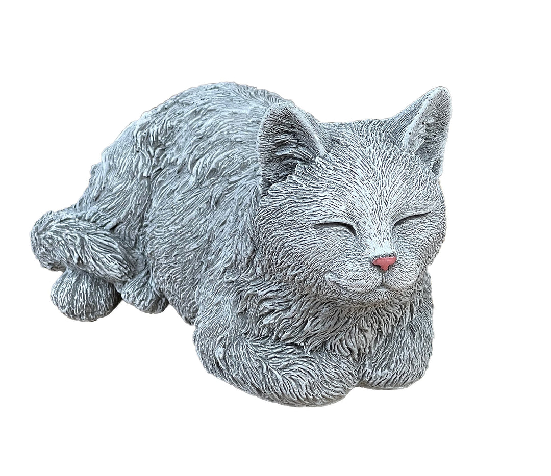 Stone and Style Steinfigur Katze Kater Timmy frostfest Gartenfigur Steinguss