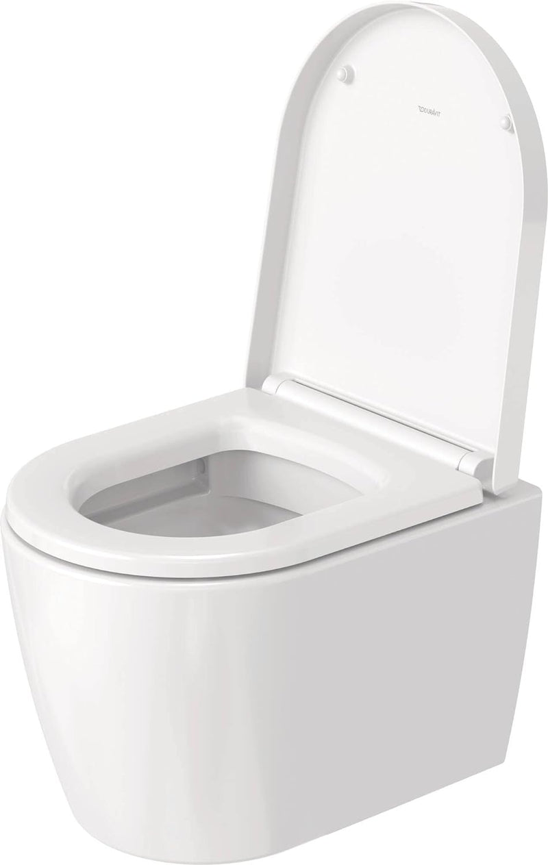 Duravit WC-Sitz ME by Starck, Toilettendeckel mit Absenkautomatik, Klodeckel aus Urea-Duroplast, mit