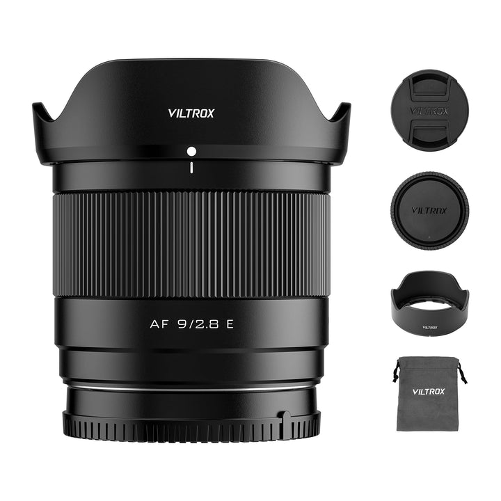 VILTROX AF 9mm F2.8 Air APS-C Objektiv für Sony E-Mount, 113,8° Ultraweitwinkel STM Prime Autofokus-