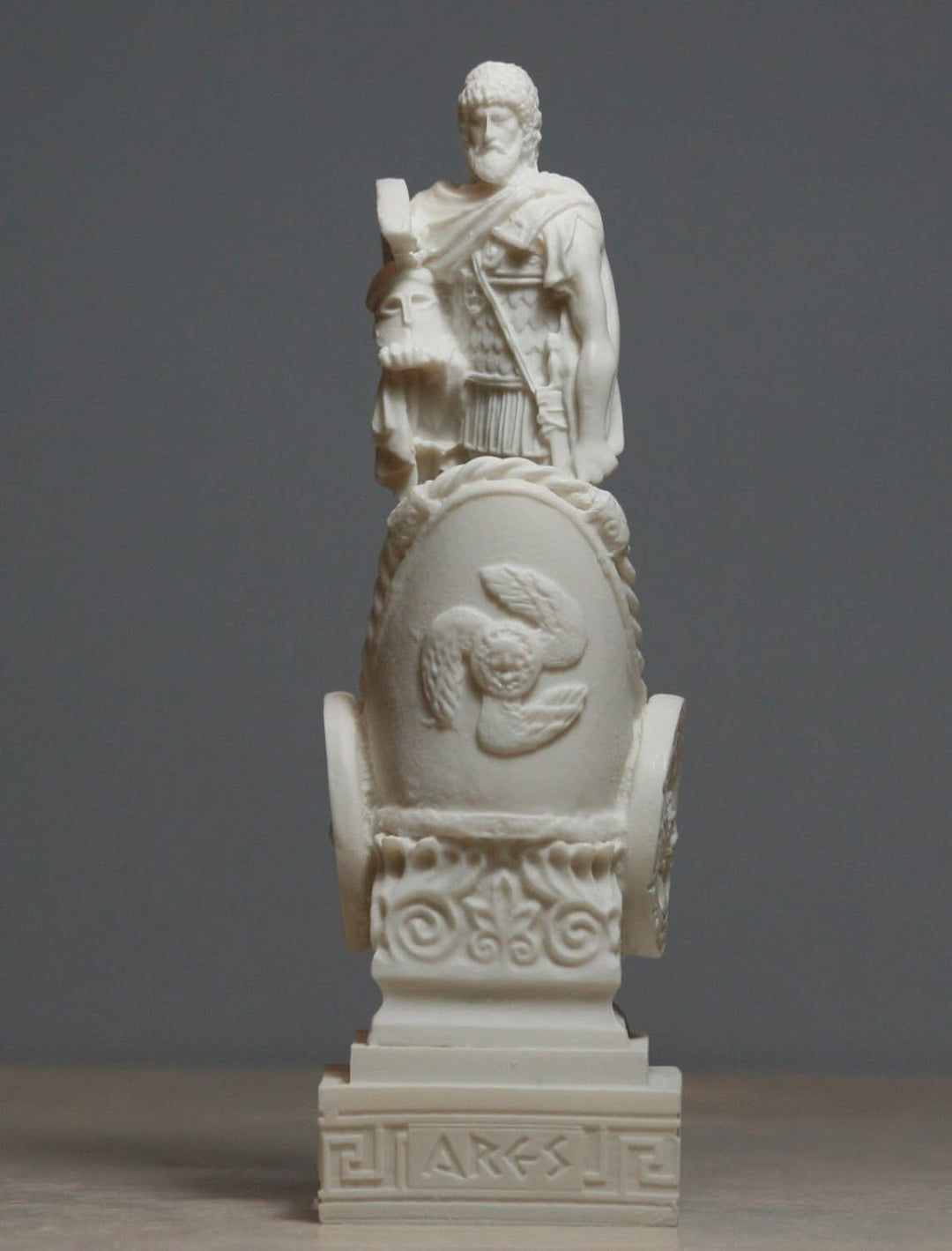 Ares Mars Griechische Gott des Krieges Alabaster Statue Skulptur Figur handgefertigt 170 ΄ ΄