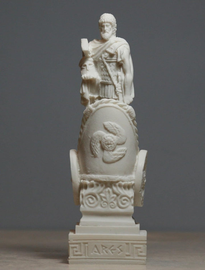 Ares Mars Griechische Gott des Krieges Alabaster Statue Skulptur Figur handgefertigt 170 ΄ ΄