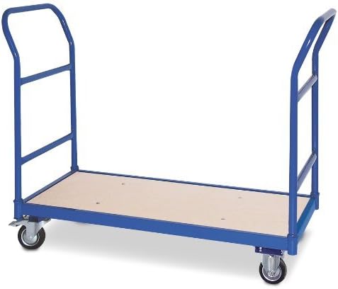 Schiebebügelwagen mit 2 Schiebebügeln, LxBxH 1140x500x890 mm, Tragkraft 250 kg, Gewicht 20 kg