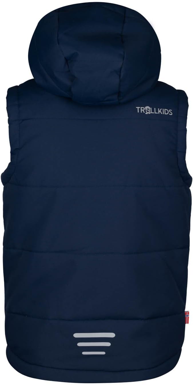 Trollkids Weste Narvik XT 92 Marineblau/Dunkelgelb, 92 Marineblau/Dunkelgelb