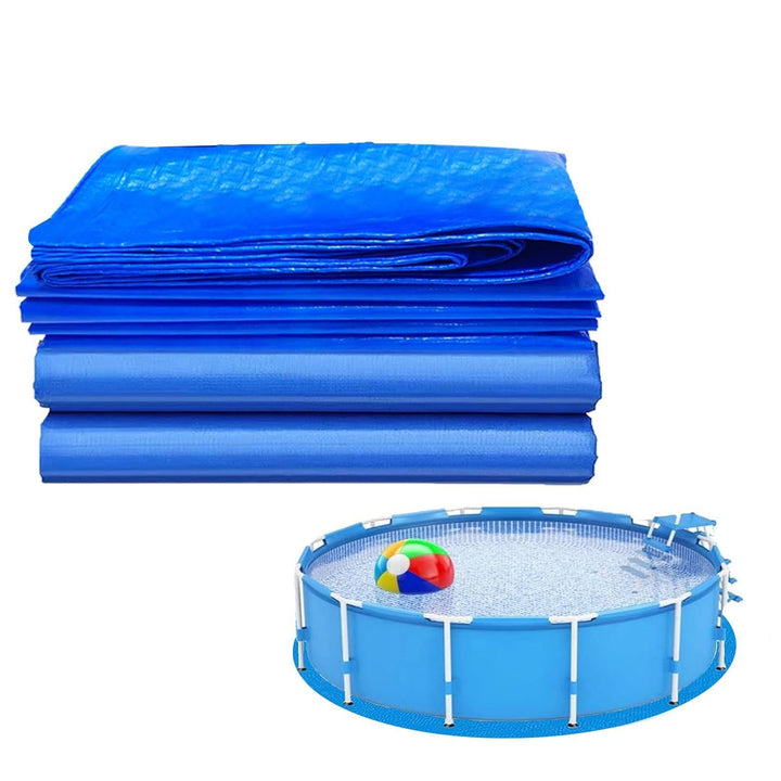 Pool-Bodenmatte – pannensichere runde Stoffplane, Schwimmbad-Auskleidung, Bodenmatte, für Aussenbere