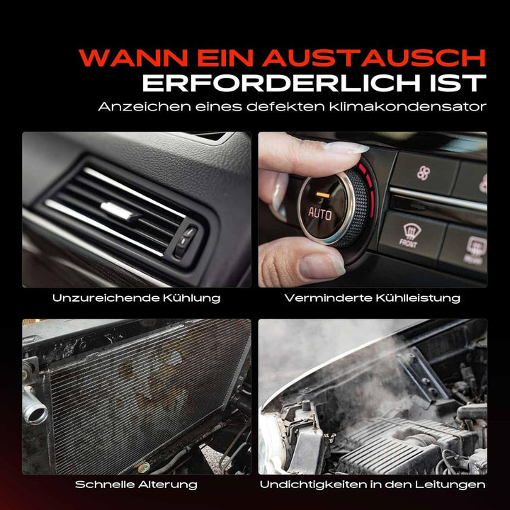 Frankberg Kondensator Klimaanlage mit Trockner Kompatibel mit Picanto BA 1.1L 2005-2007 Picanto SA 1