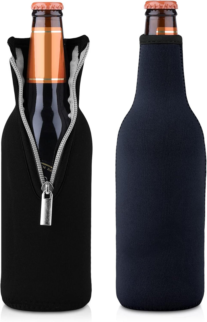 kwmobile 2x 330-500ml Flasche Flaschenkühler - für Bier und andere Getränke - aus isoliertem Neopren