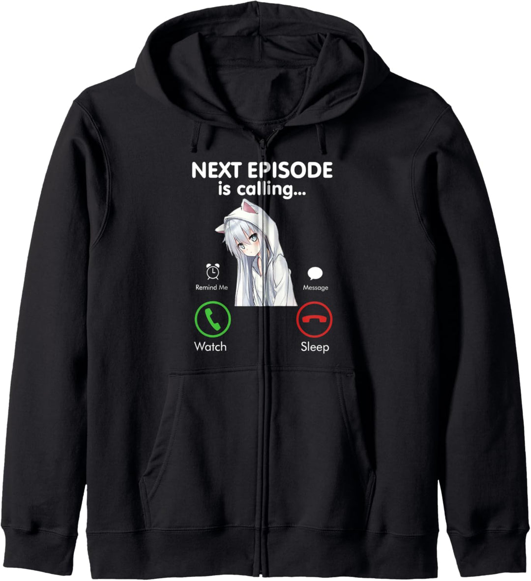 Die nächste Anime-Episode ruft - Funny Otaku Gift love Anime Kapuzenjacke