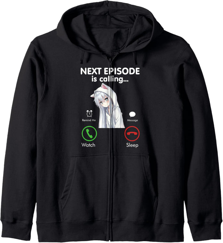 Die nächste Anime-Episode ruft - Funny Otaku Gift love Anime Kapuzenjacke