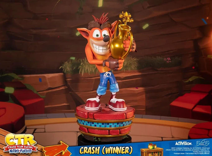 FIRST4FIGURES Crash Bandicoot - Crash Team Racing Crash Winner - Statuette 46cm
