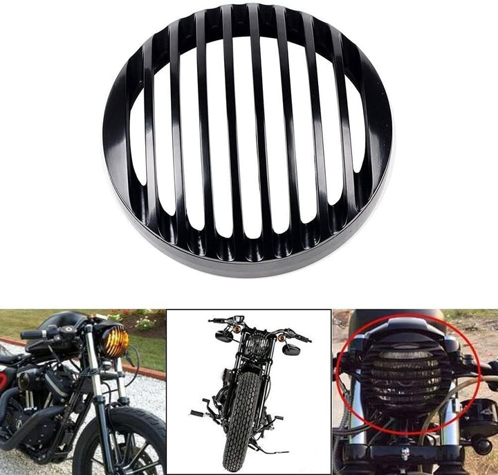 5 3/4" Aluminum Grill Schutz Abdeckung Für Harley