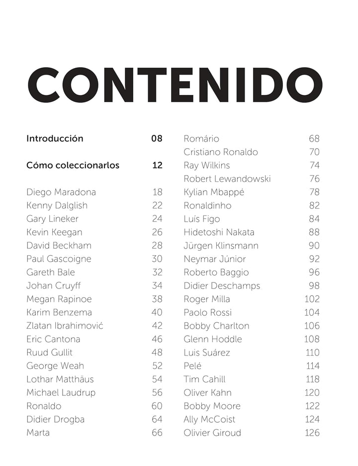 Leyendas del fútbol: Los mejores cromos de fútbol del mundo, Gebundenes Buch